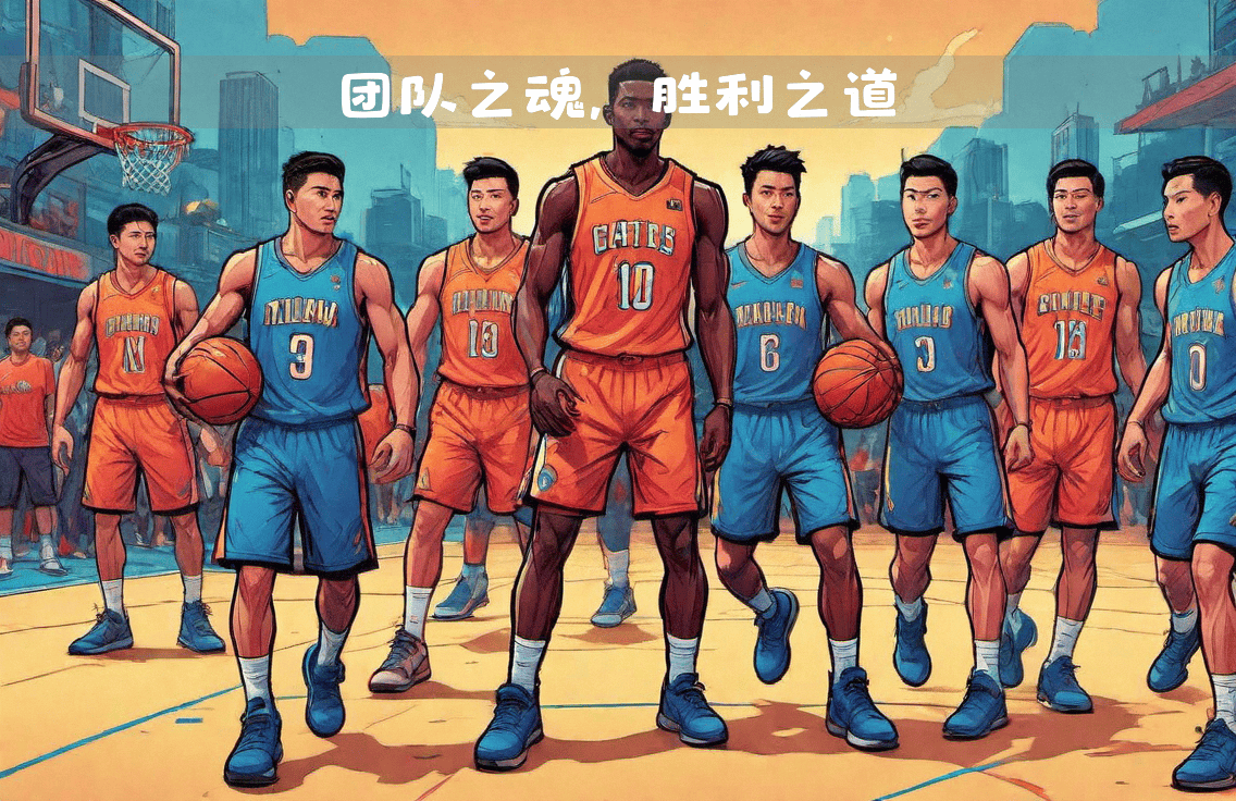 球队在比赛中展现出团队合作的默契，夺得胜利